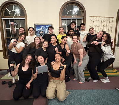 Woman practicing mindful movement